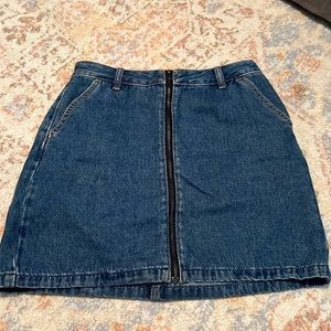 Hollister jean skirt